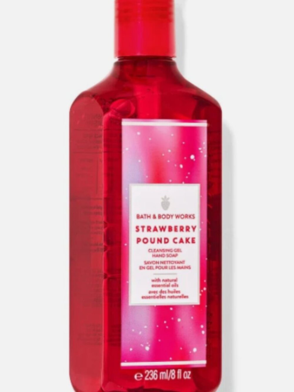 Bath and Body Works Strawberry Pound Cake Cleansing‎ Gel Hand Soap